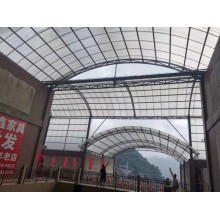 大跨度鋼架，網(wǎng)架采光頂棚用輕型防火阻燃陽(yáng)光板耐力板聚碳酸酯板
